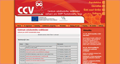 Desktop Screenshot of ccvpardubice.cz