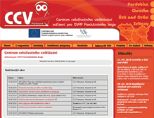 Tablet Screenshot of ccvpardubice.cz